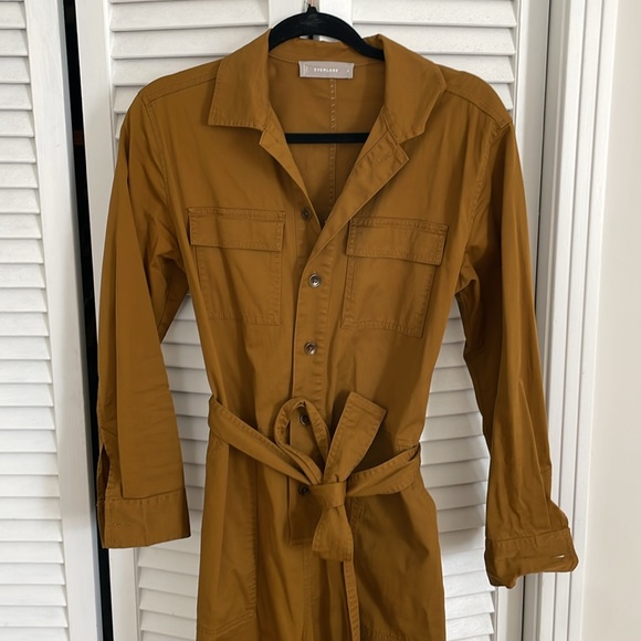 Everlane • ochre jumpsuit - Picture 3 of 8